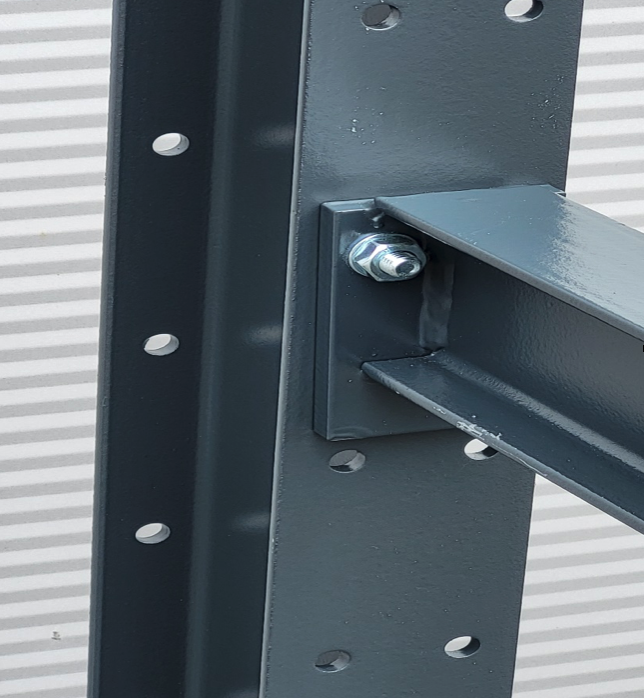 Kragarmregal einseitig 6,40 m – 315 cm | 80 cm Nutztiefe | 500 kg pro Arm | BLT